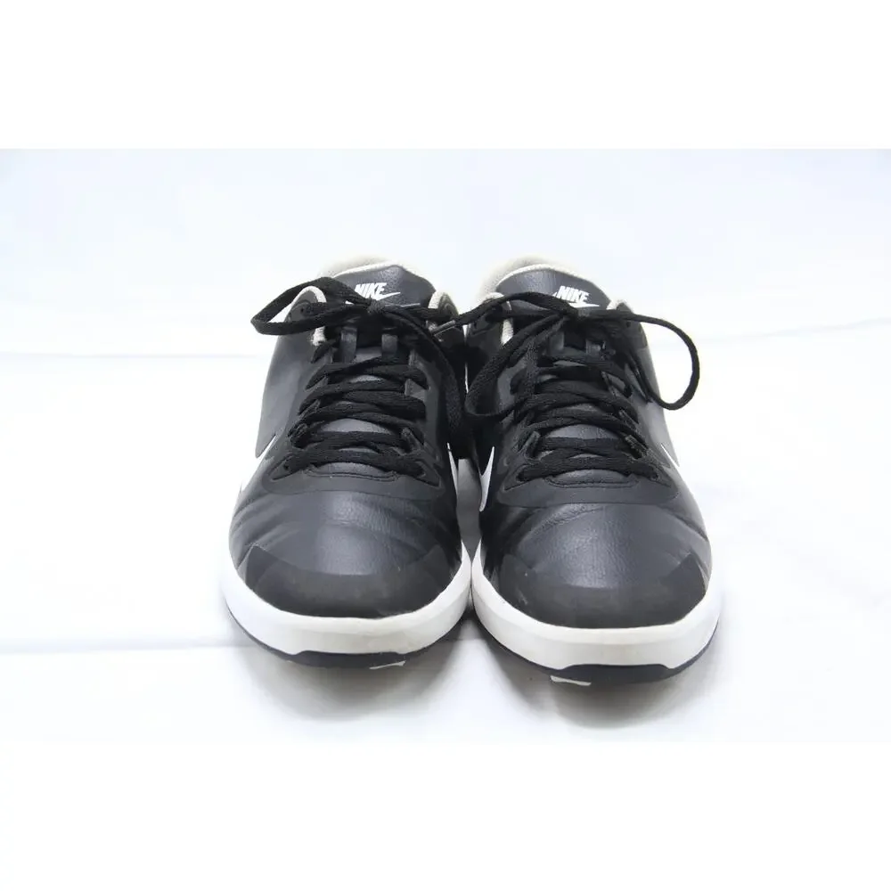 Nike Infinity G Golf Shoes Mens Sz 10 Black Leather Spikes Spikeless CT0531-001